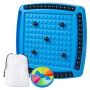 35 Piece - Magnetic Chess-style Strategy Game - Blue - Black