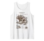 Cerberus Anatomy Three-headed Hellhound Greek Mythology Tank Top