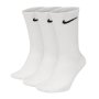 Nike Everyday Lightweight Training 3 Pack Crew Socks - White - XL