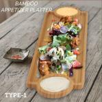Zs - Bamboo Appetizer Platter - Type 3