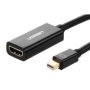 UGreen MINI Dp M To HDMI F 1080P Adpter - Black