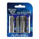 Alphacell 2PC Size D Value Battery
