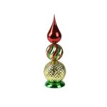 Polystyrene Ornament 13X37CM - Gold Green & Red