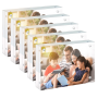 5 Pack Magnetic Acrylic Clear Picture Frames 13X18CM Dual Side Photo