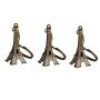 3 Pack Indiana Paris Eiffel Tower Keychain