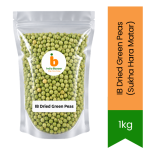 Ib Dried Green Peas Sukha Hara Matar - Premium Whole Pulses & Pantry Staple Rich Protein Source Tender Texture & Wholesome Cooki