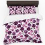 Purple Blossoms Duvet Cover Set By Mark Van Vuuren King