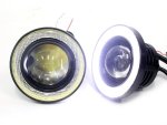LED Spotlamp With Angel Eye Ring 64MM - Autostyle Motorsport South Africa