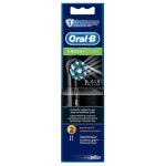 Oral-b Replacement Brush Heads - Cross Action - 2 Pack - Black
