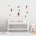 Flying Flamingos Scene