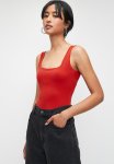 Superbalist Square Neck Bodysuit - Red