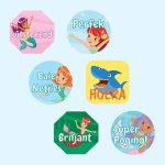 Mermaids Merit Labels - Afrikaans