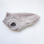 Gray Teddy Fleece Dog Jersey - Medium