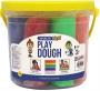 Marlin Kids Play Dough 1KG Bucket 8 Colr