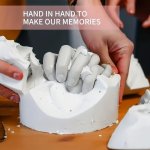 1PC Valentine's Day Gift Cloning Powder Couple Hand Model Infant Three-dimensional Hand And Foot Model Making Materials