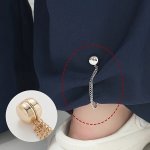 No-sew Magnetic Hem Clips For Pants And Sleeves - Detachable Metal Grips For Shortening & Tightening 1PC 2PCS Set