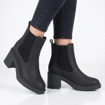 Madison Long Gusset Boot - Black - 8