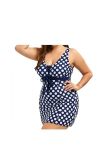 Plus Size Polka Dot Swimsuit