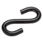 S-hooks Open Black 5.0X8.0MM 2PC