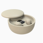 MINI Invisible Wireless Earbuds Beige 1 Pair