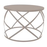 Cross Coffee Table - Pebble Ferro