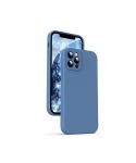 Liquid Silicone Back Case Compatible With Iphone 14 Pro -blue