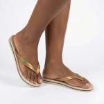 Brasil Flip Flop - Gold - 9
