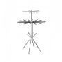 Rotary Clothes Drying Rack Foldable Laundry Airer With Wheels