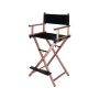 Foldable Aluminum Makeup Director Chair With Footrest And Headrest Y197