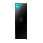 Hisense H450BMIB-WD 347L Black Fridge Combi Freezer - H450BMIB-WD