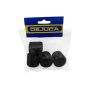 - Round - Rubber - Ferrules - 25MM - 4/PKT - 4 Pack