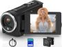Digital Video Camera Qhd 2.7K 56MP 16X Digital Zoom Vlogging Camera 32GB