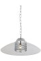 Bright Star Lighting Polished Chrome With Smoky Glass Pendant