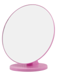 Pink Oval Vanity Mirror - None Pink