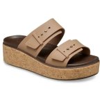 Crocs Brooklyn Cork Buckle - Milk Chocolate - 8
