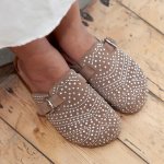 Nahle Diamante Leather Mule - Hazelnut - 8