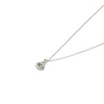 Silver 2 Link Circle Necklace - Silver