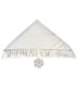 Makoti Traditional Shiny Wedding Shaw/scarf With Broach