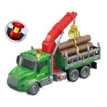 City Truck 1:14 Multifunction Logging Crane Truck Light Sound And Lift Action
