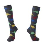Women& 39 S Knee Socks - Dino