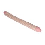 Calex Ivory Duo 18 Inch Veined Double Dong