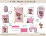 Cot Duvet Bedding Arty Farty Woodlands Girl Deer Floral Set