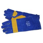 Retail Pack Blue Welding Glove With Yellow Palm 20