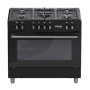 Totai 90CM 5 Burners Black Gas Stove 03/T800EB