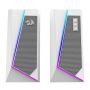 Redragon GS20W Anvil 3W 2.0 Rgb Stereo Desktop PC Speakers - WHITE-RD-GS520W