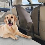 Rockfeeltee Universal Dog Car Net Barrier Sturdy Mesh Easy Install Breathable Design Easy To Clean Flexible Bungee Cords For Adj