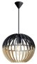 Bright Star Lighting Pendant Light Ball Wood X1