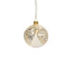 Bauble With Angel - 8CM - Transparent