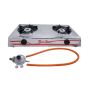 Bani Red-hart - 2 Burner Stainless Steel Gas Stove