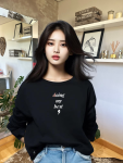 Doing My Best Unisex Sweater - Black - Medium